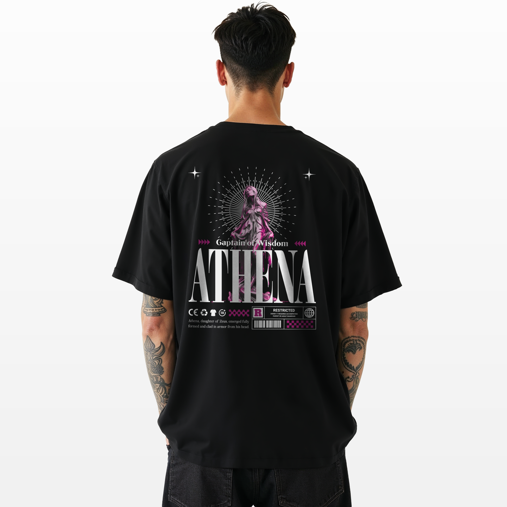 Camiseta Overszied OFF Streetwear Suedine Premium Athena - Imagem 4