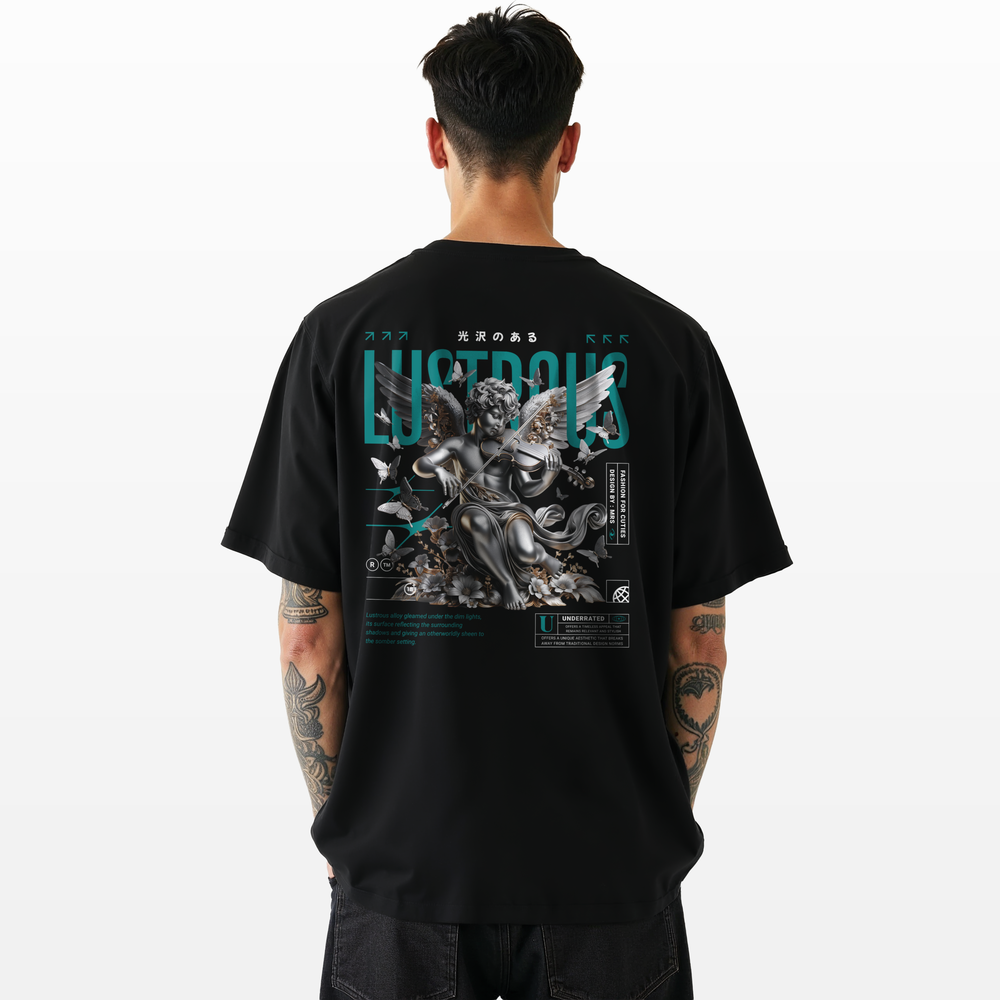 Camiseta Overszied OFF Streetwear Suedine Premium Lustrous - Imagem 4