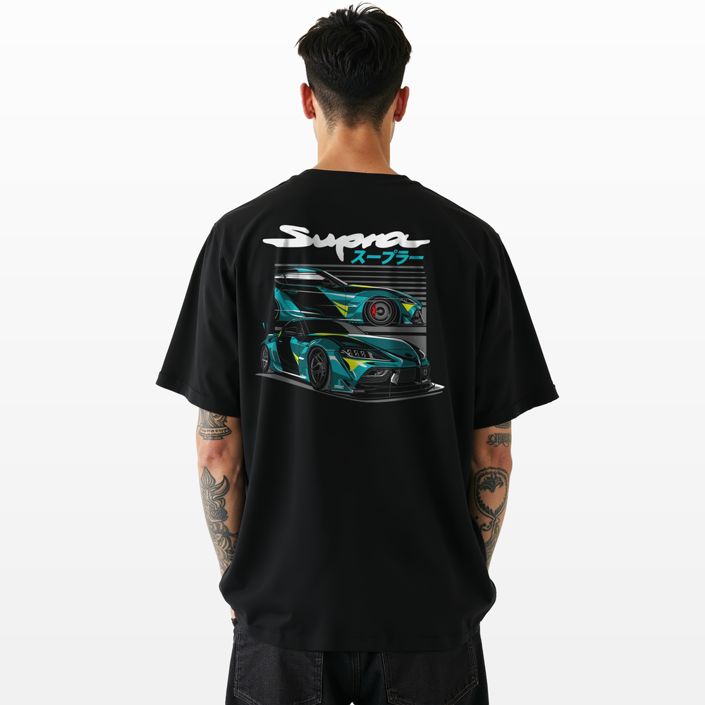 Camiseta Overszied Tokyo Streetwear Suedine Premium Supra - Imagem 4