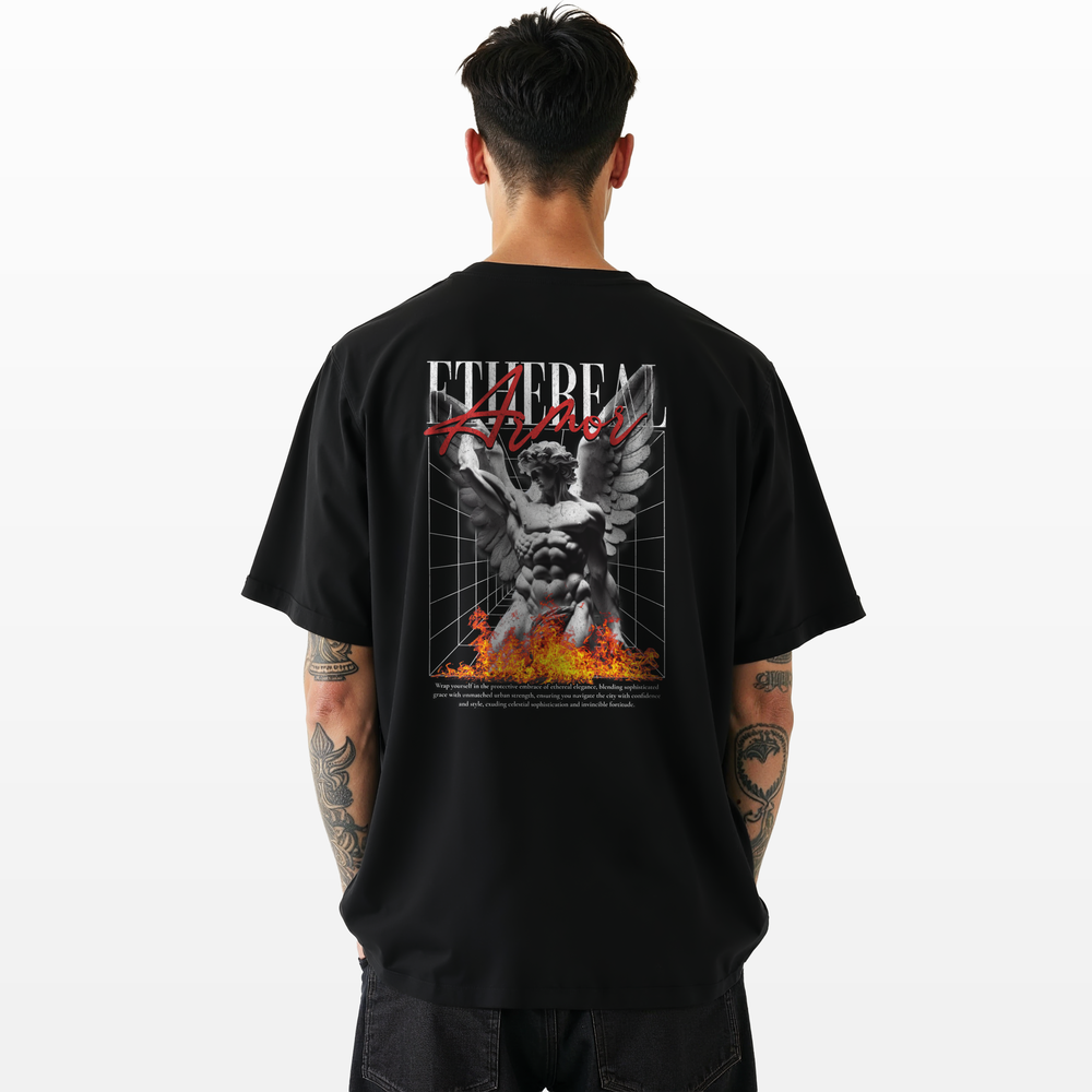 Camiseta Overszied OFF Streetwear Suedine Premium Ethereal - Imagem 4