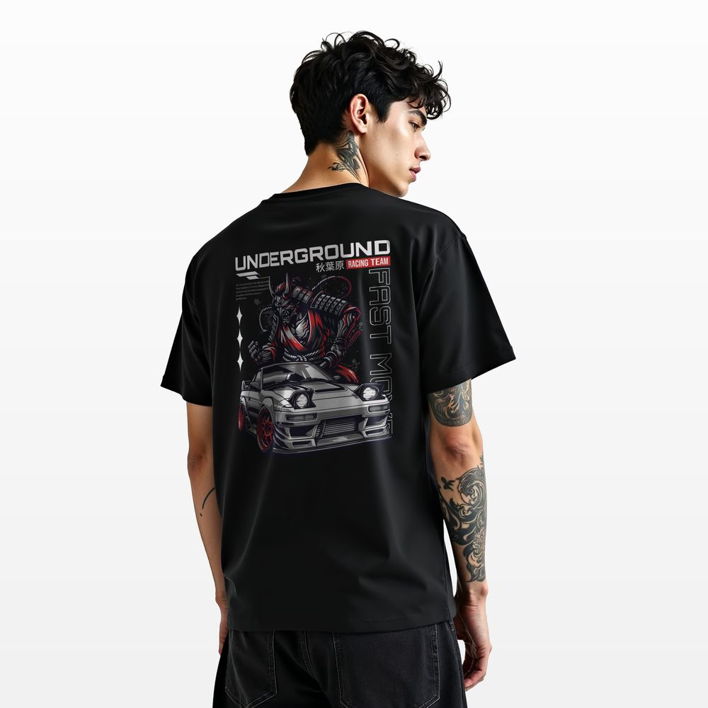 Camiseta Overszied Tokyo Streetwear Suedine Premium Underground - Imagem 3