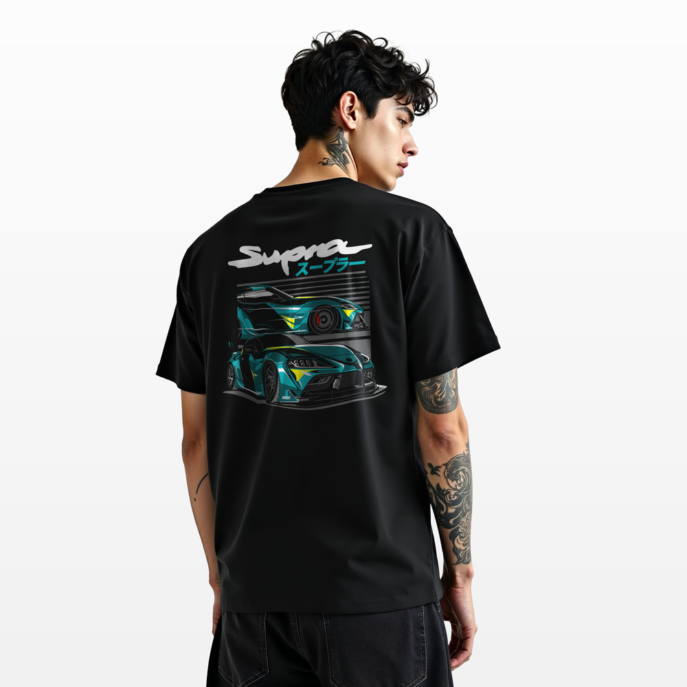 Camiseta Overszied Tokyo Streetwear Suedine Premium Supra - Imagem 3