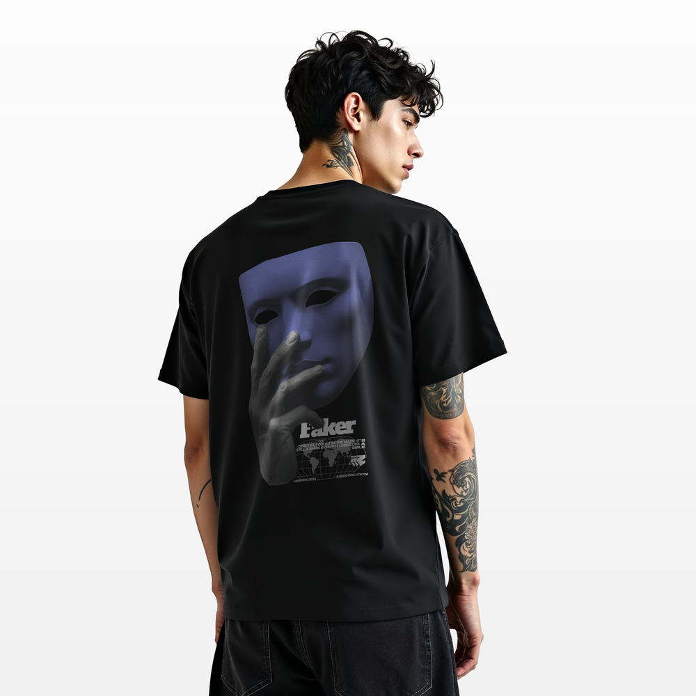 Camiseta Overszied OFF Streetwear Suedine Premium Faker - Imagem 5