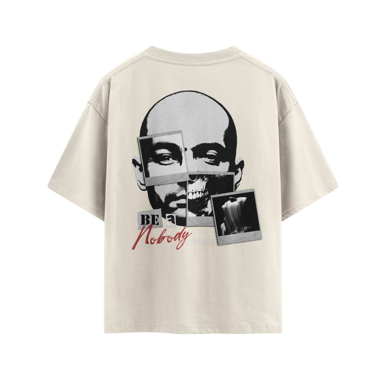 Camiseta Overszied OFF Streetwear Suedine Premium Be A Nobody - Imagem 2