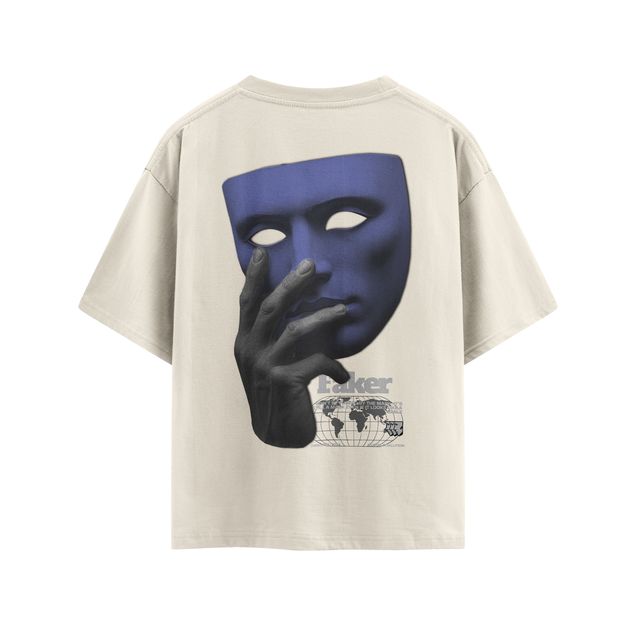 Camiseta Overszied OFF Streetwear Suedine Premium Faker - Imagem 2