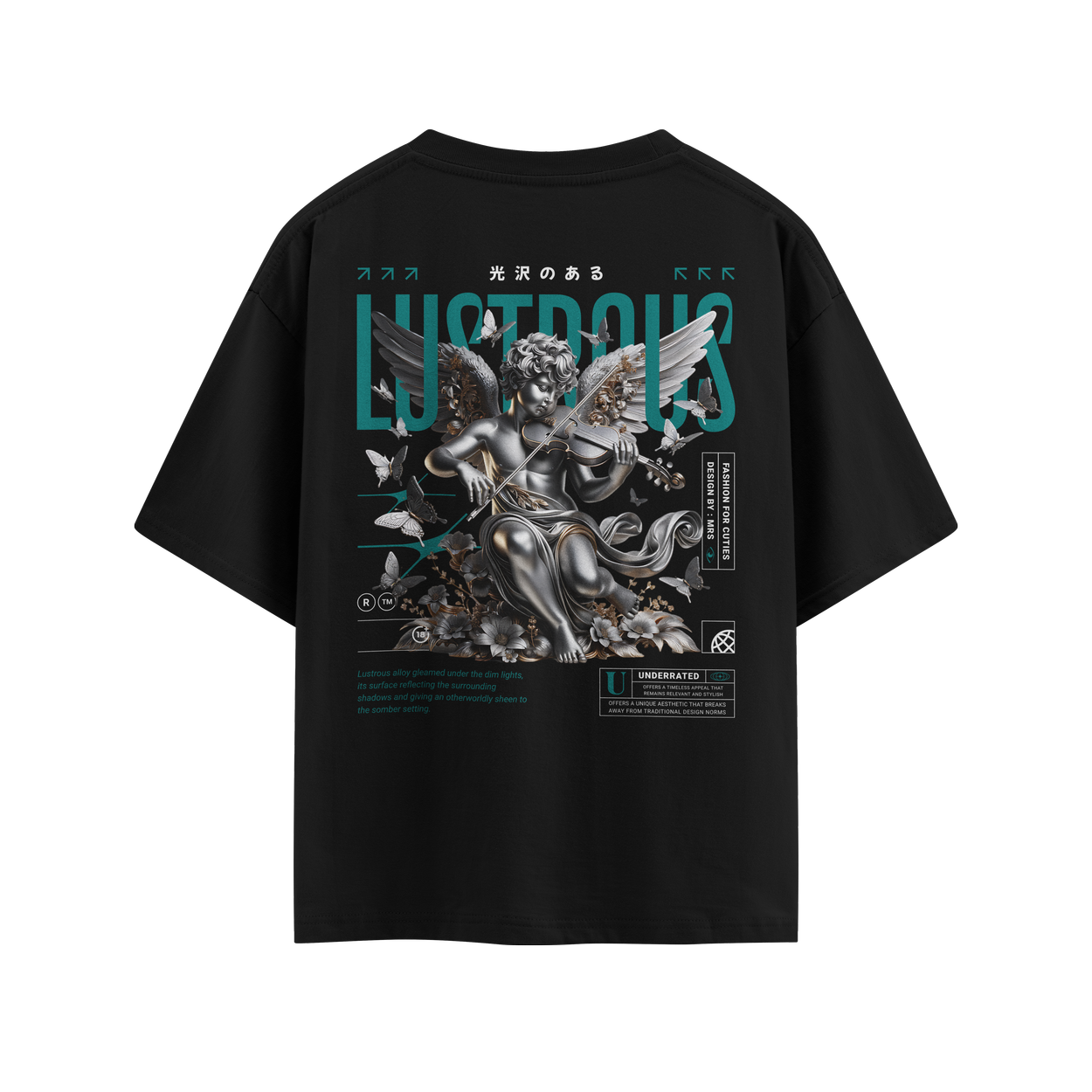 Camiseta Overszied OFF Streetwear Suedine Premium Lustrous