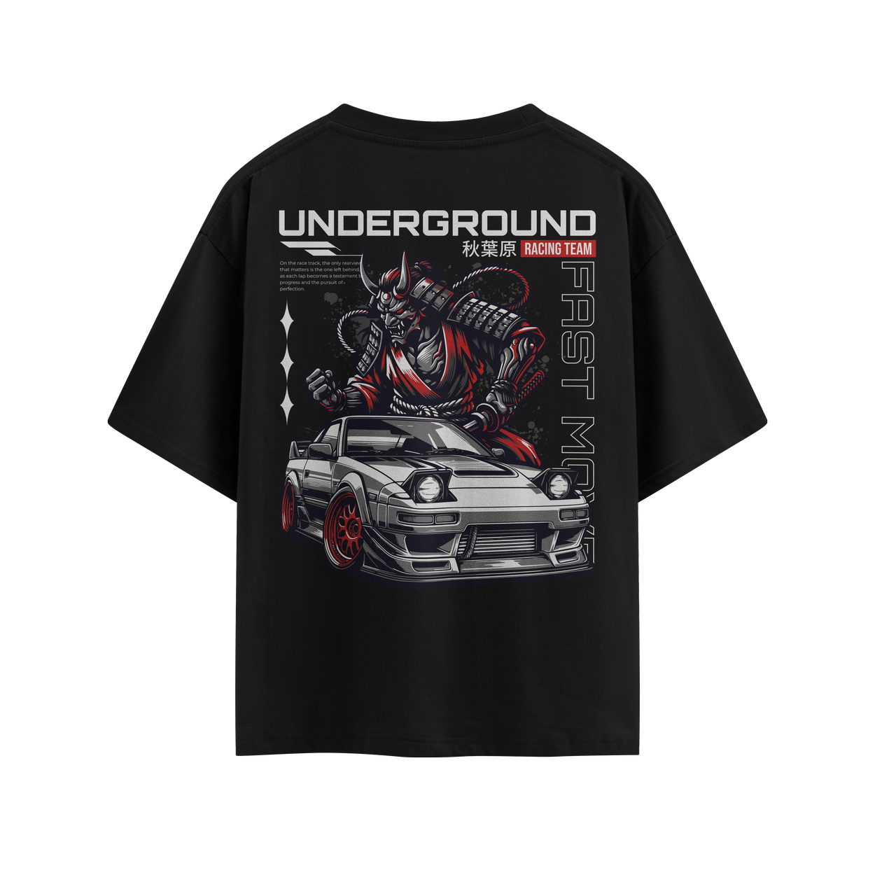 Camiseta Overszied Tokyo Streetwear Suedine Premium Underground