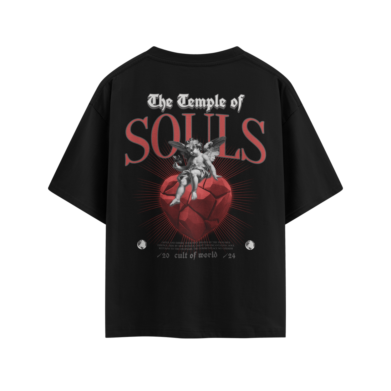 Camiseta Overszied OFF Streetwear Suedine Premium Souls