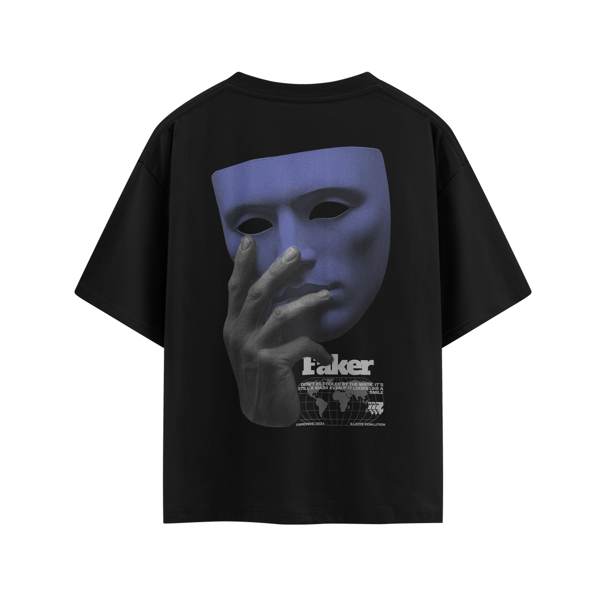 Camiseta Overszied OFF Streetwear Suedine Premium Faker